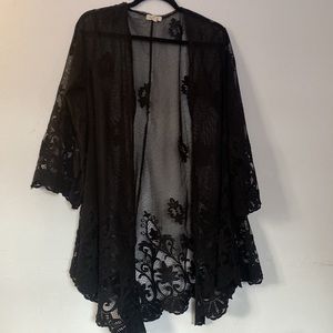 Paper + Tee Lace Kimono